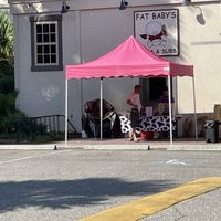 New popup location outside pizza place  at The Purple Cow in Hilton Head Island