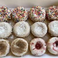 Vegan donuts!  #Veganuary at The Purple Cow in Hilton Head Island