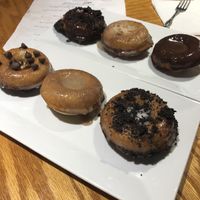 Vegan Doughnuts fresh to order! at The Purple Cow in Hilton Head Island