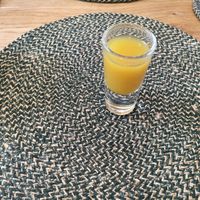 Turmeric shot at Yeotown Kitchen in London