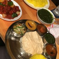 Vegan set, gobi, and vegan curry at Srilanka Kitchen in Kanazawa