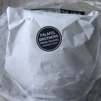 Takeout sandwich  at Falafel Brothers - Ebisu in Tokyo