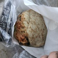 Creamy tahini goodness  at Falafel Brothers - Ebisu in Tokyo