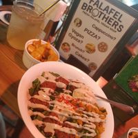 Falafel salad at Falafel Brothers - Ebisu in Tokyo