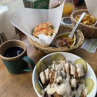 New vegan karage ! at Falafel Brothers - Ebisu in Tokyo