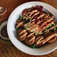 Falafel salad  at Falafel Brothers - Ebisu in Tokyo