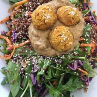 Falafel bowl - delicious! at Seed in Dungannon