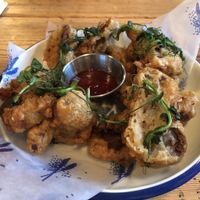Seitan wings with bbq sauce  at Tiny Rebel in Cardiff