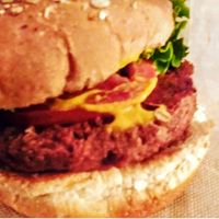 Vegan beyond burger (no cheese, no mayo) at BurgerFi in Wellington