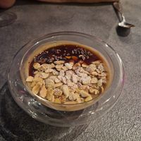 Coffee pannacotta at one80 in Mellieha
