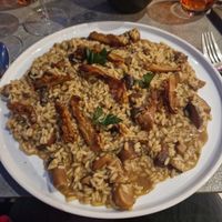 Mushroom risotto at one80 in Mellieha