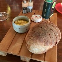 Bread and hummus, Gratis at one80 in Mellieha