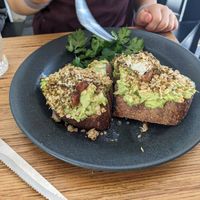 Avocado Toast at Grounded in Paris
