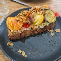 Ricotta Toast at Grounded in Paris