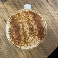 chai latte  at Grounded in Paris