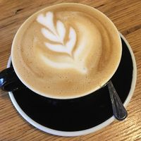 Latte at Grounded in Paris