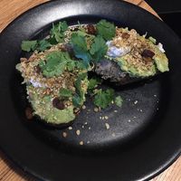 Avo toast at Grounded in Paris