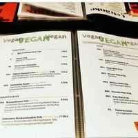A hole Vegan Menu at BUI in Schorndorf