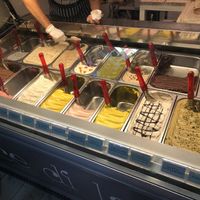 So many choices  at Bellamia Gelateria Italiana in Barcelona