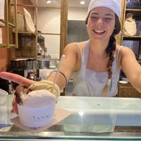   at Bellamia Gelateria Italiana in Barcelona