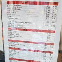 Menú at Yoriya in Kingston Upon Thames