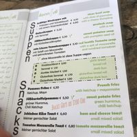 Menu2 at Kennidi in Kaprun