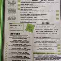 Menu I at Kennidi in Kaprun