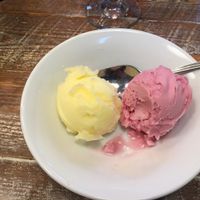 The sorbet  at Peatzeria in Islay