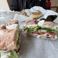   at Biff's Bagels in Flagstaff