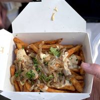 Animal-style fries at Stand-Up Burgers in Berkeley