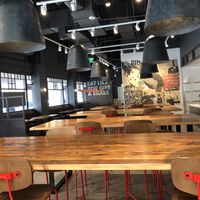 The space at Stand-Up Burgers in Berkeley