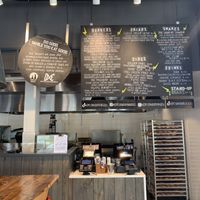 Menu  at Stand-Up Burgers in Berkeley