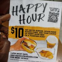 Mon - Thursday only! at Stand-Up Burgers in Berkeley