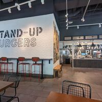 Interior decor. at Stand-Up Burgers in Berkeley