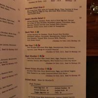 Menu at Jasmine 26 Hotspot in Minneapolis