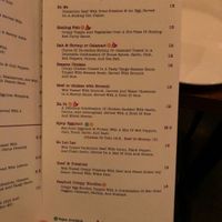 Menu at Jasmine 26 Hotspot in Minneapolis