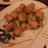 The most incredible tofu appetizer- salt and pepper tofu! at Jasmine 26 Hotspot in Minneapolis
