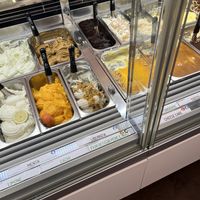 Vegan Ice Cream in green letters   at Gelateria Bosisio in Sassari