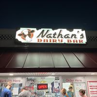   at Nathan's Dairy Bar  in Manassas