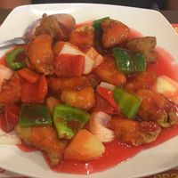Sweet and Sour Veggie Chicken at Golden House in Tucson