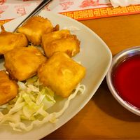 Fried tofu appetizer at Golden House in Tucson