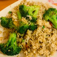 Veggie fried rice w/ no egg at Golden House in Tucson