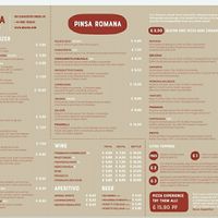 Menù at Bbuona in Oxford