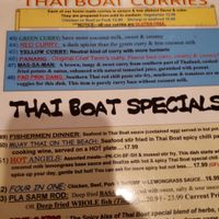 Curries at Thai Boat in Calgary