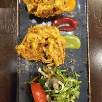 Onion bhaji. at Sherpa in Donegal