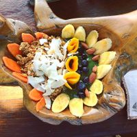 Yoda smoothie bowl  at Green Guru in Canggu