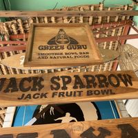 Sign  at Green Guru in Canggu