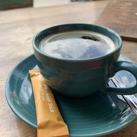 Black coffee- delicious!  at Green Guru in Canggu