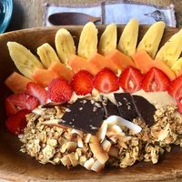 Ghandi bowl - super tasty though not much peanut butter at Green Guru in Canggu