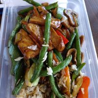 Black pepper marinated tofu at The Mandarin Express in Auckland